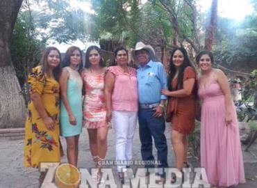 Reynaldo Rodríguez celebró en familia