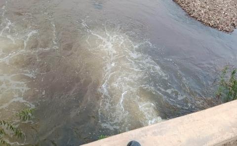 El río de Bagres otra vez con agua